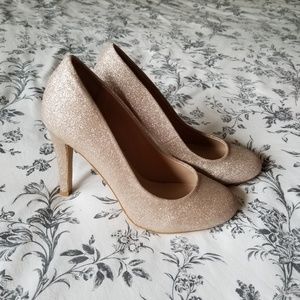 Kelly & Katie Champagne Pumps